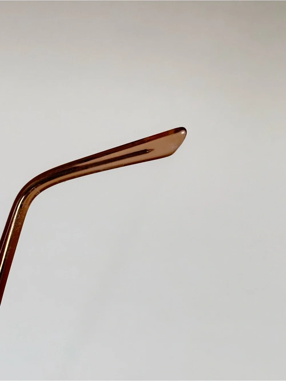 RS/Steffani Rectangular Brown Metal Rim Glasses RSS 03 COL 10 57X15-135